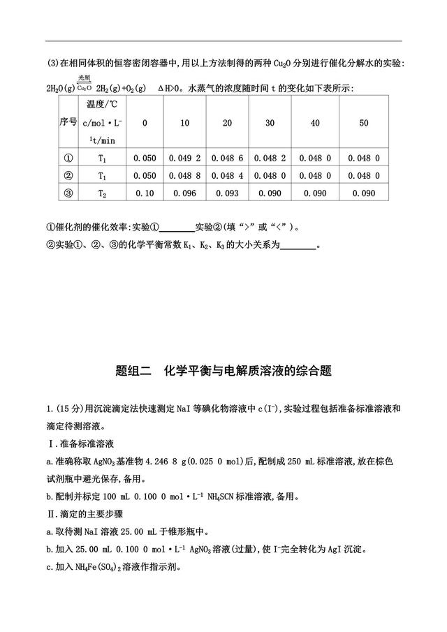 高考化学第28题 化学反应原理综合题 确认过眼神，是该把握的题