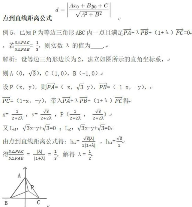 向量常考题型