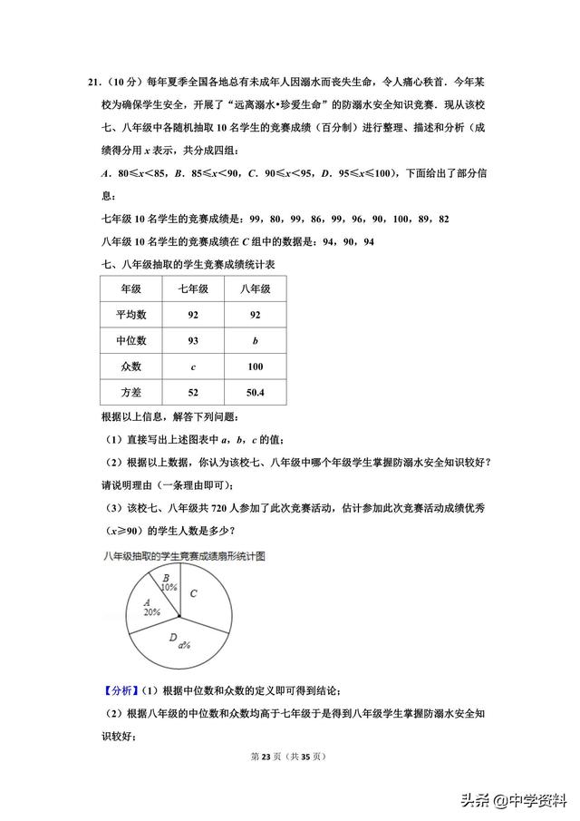 2019年重庆市中考数学试卷，有点烫嘴