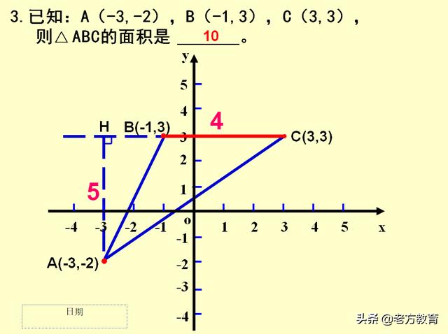 平面直角坐标系中求几何图形的面积