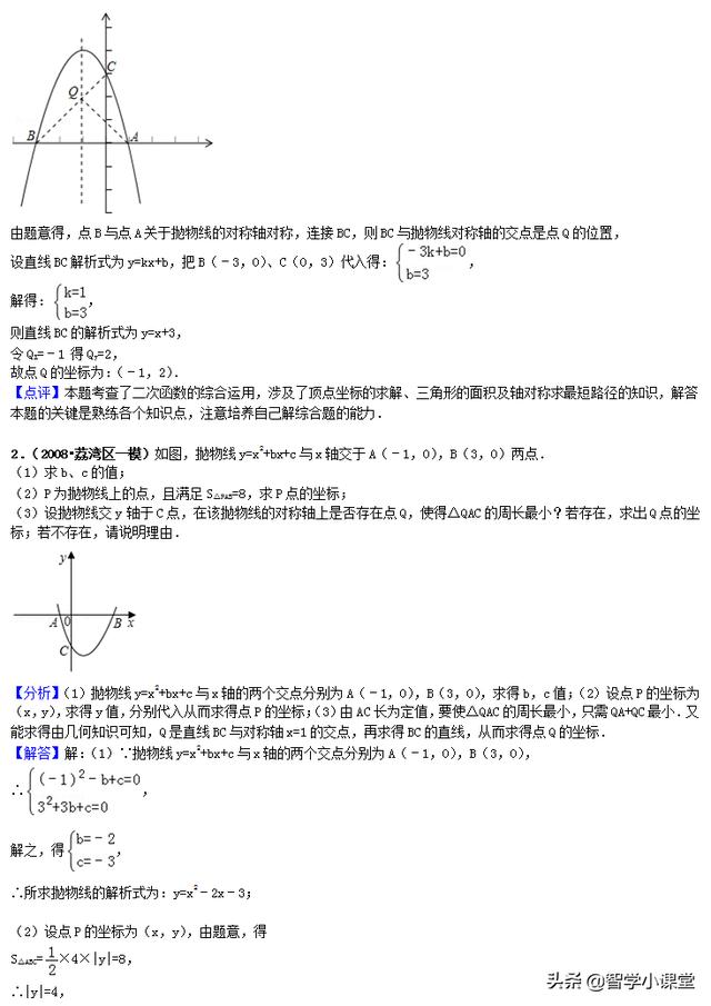 中考必过——将军饮马问题及在中考中的运用（含详细解答）