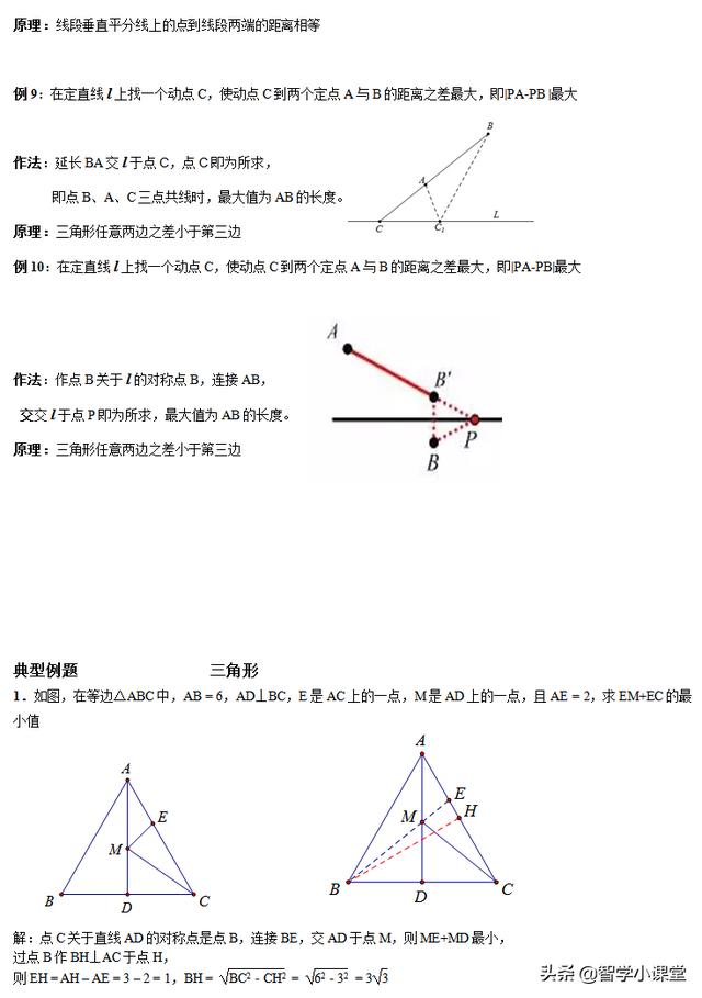 中考必过——将军饮马问题及在中考中的运用（含详细解答）