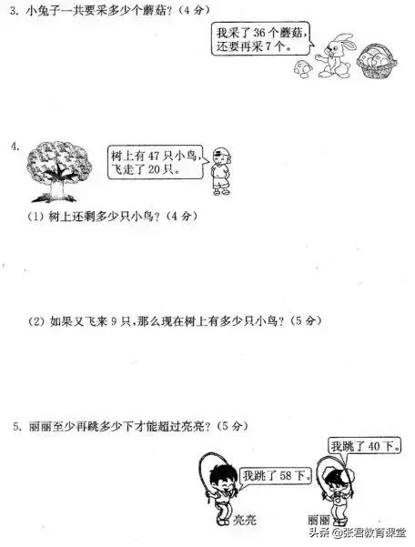 人教版数学1-6年级下册期末复习卷，期末复习必备！