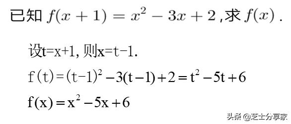 函数三要素题型的解法总结