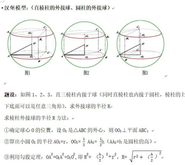 立体几何:圆锥、棱柱与外界球半径(2)