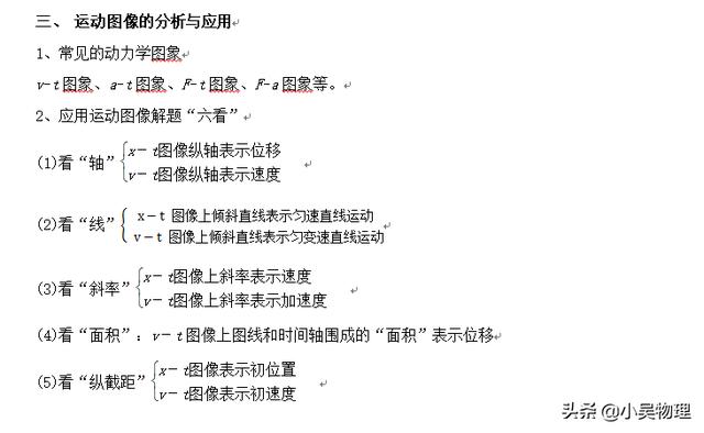 高考一轮复习之直线运动基础知识+查漏补缺