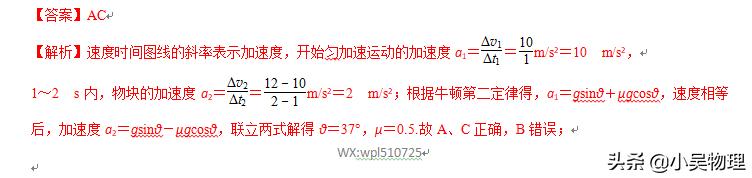 最全最细！高中传送带题型分类整理+试题解析。值得收藏转发