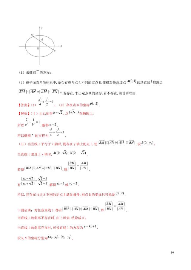 存在吗？存在！圆锥曲线中的存在探索问题