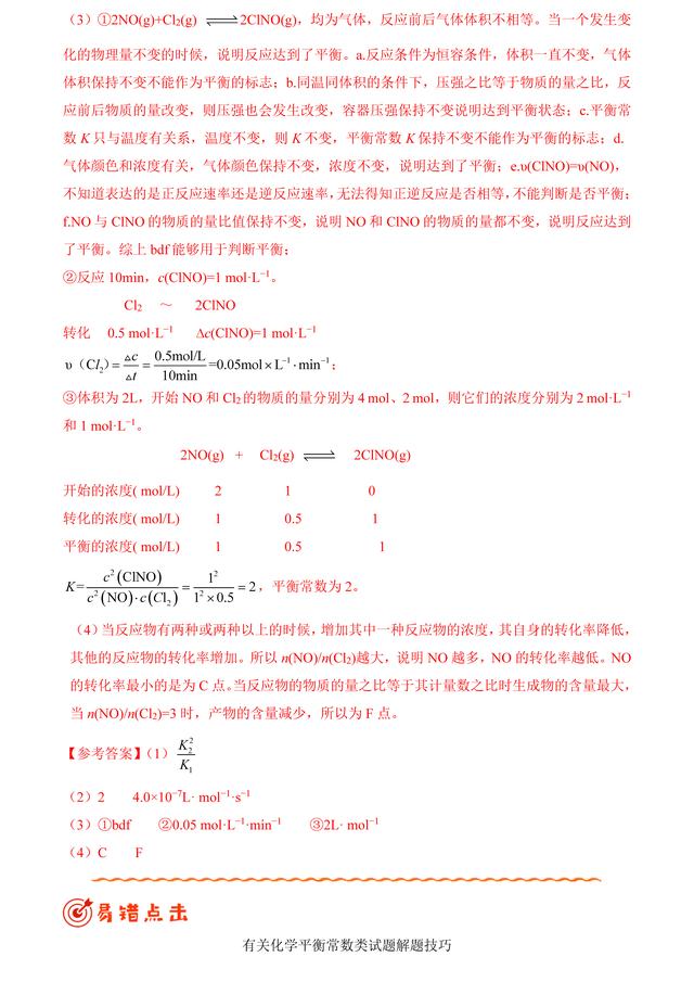 「状元笔记」06化学反应速率和化学平衡纠错笔记