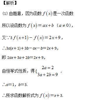 解析式有四法，定义域别忘加——函数解析式的求法