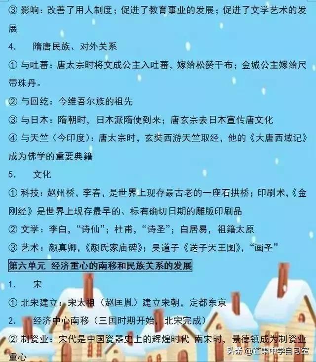 人教版：初中历史全套资料汇总！打印出来早晚背，3年一分不扣