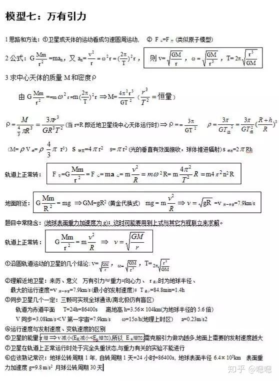 高考物理常见模型1