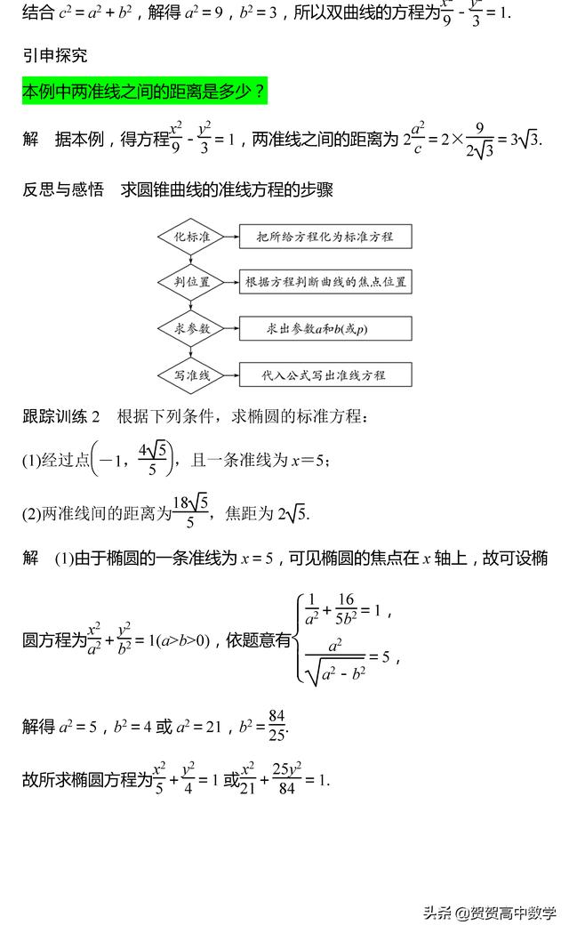 高二｜圆锥曲线：圆锥曲线的统一定义