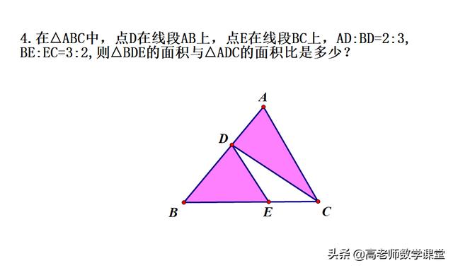 八年级上三角形的有关线段，4道典型题，有点难度
