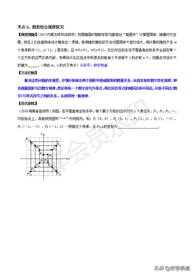 初中数学15个专题-（二）规律性探究问题