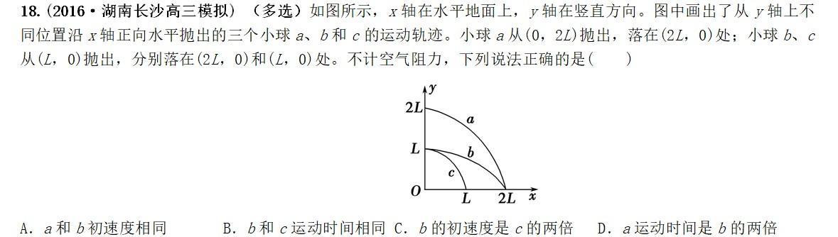 专题----平抛运动（基础篇）