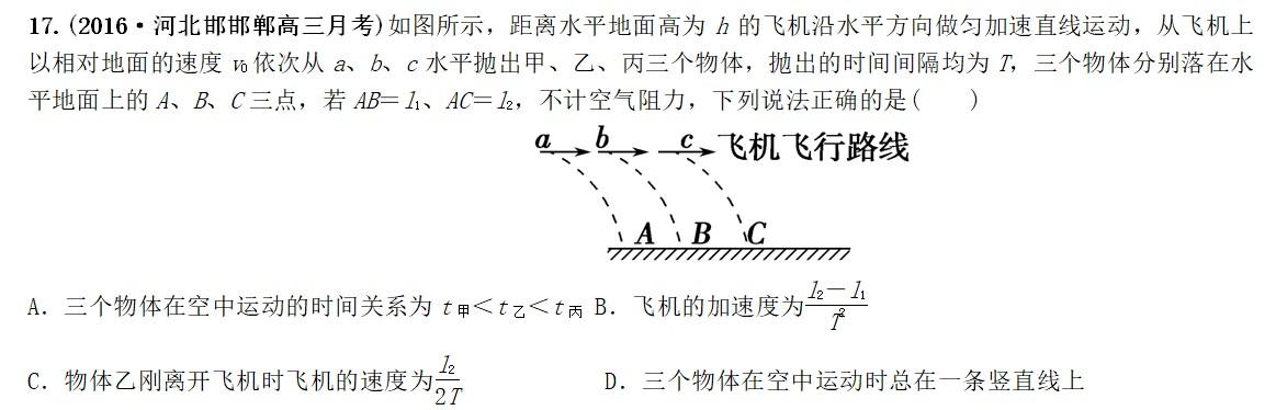 专题----平抛运动（基础篇）