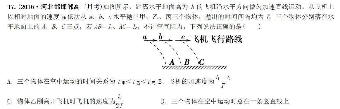 专题----平抛运动（基础篇）