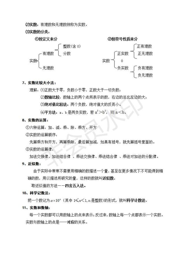 苏教版八年级数学上册知识点总结