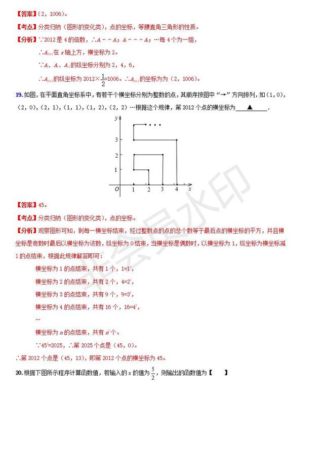 中考专题复习找规律题