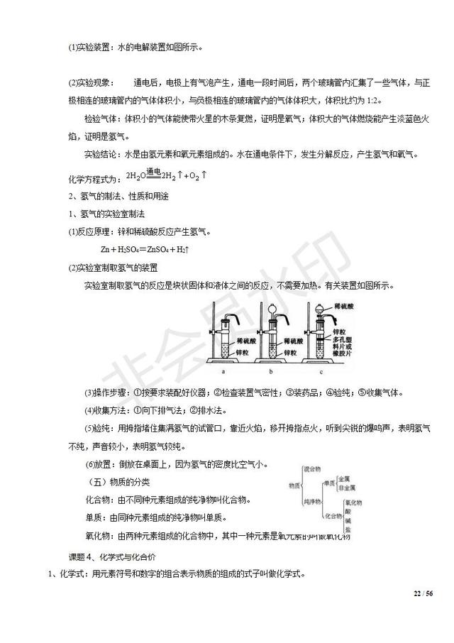 初中化学知识清单，中考复习必备，收藏了