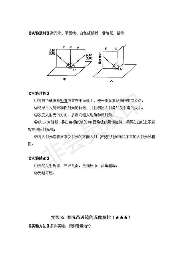 中考物理实验指导