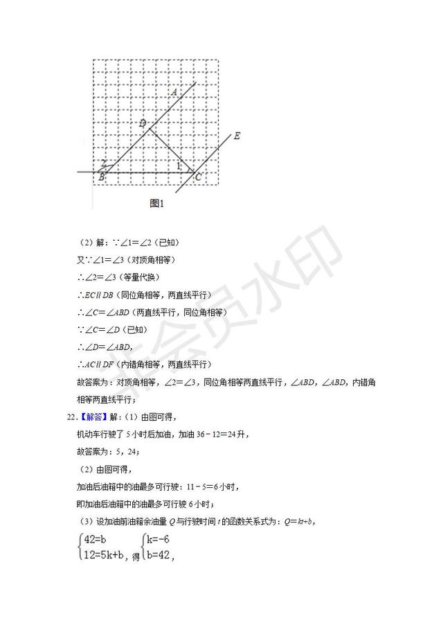 人教版七年级下册期中数学试卷，提前收藏了！