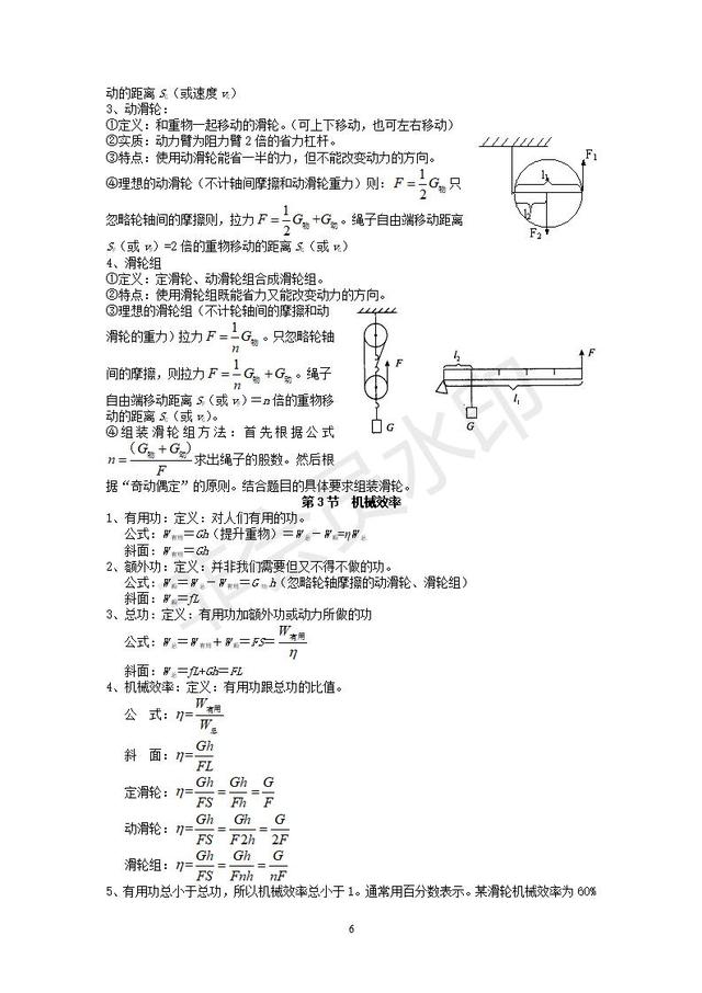 人教版八年级下册物理复习提纲