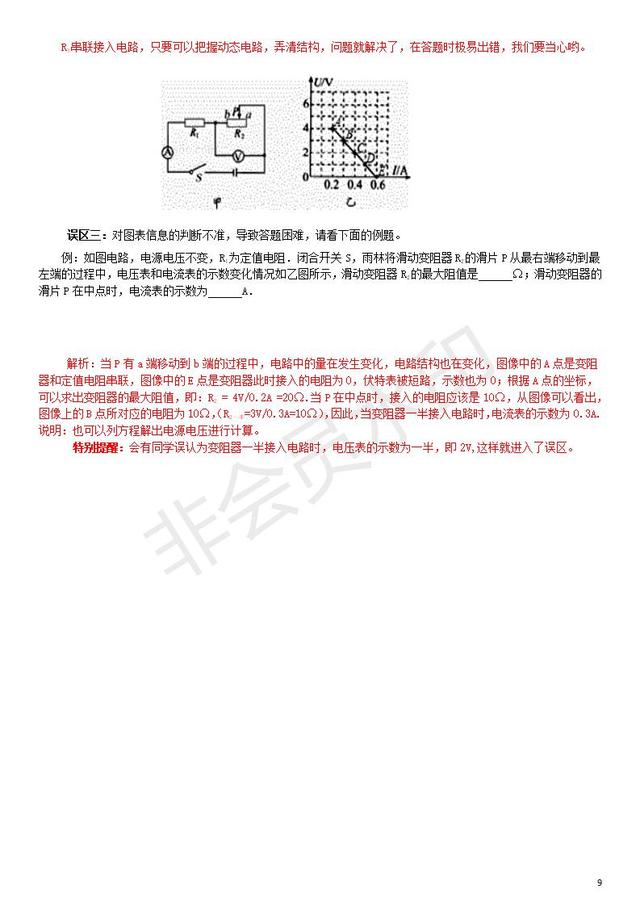 中考物理专题复习电阻欧姆定律测电阻常考试题整理