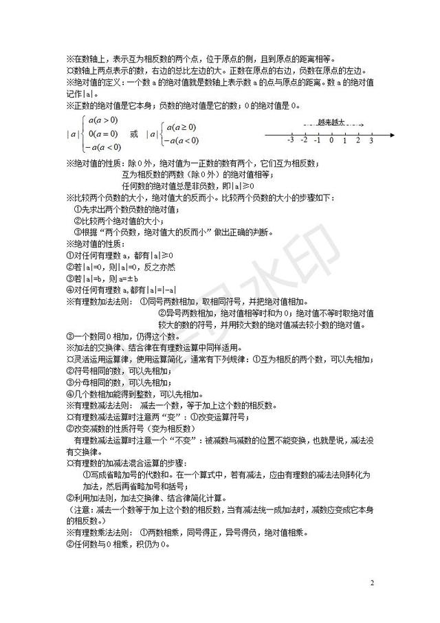 北师大版初中数学三年知识点都在这里了，收藏了