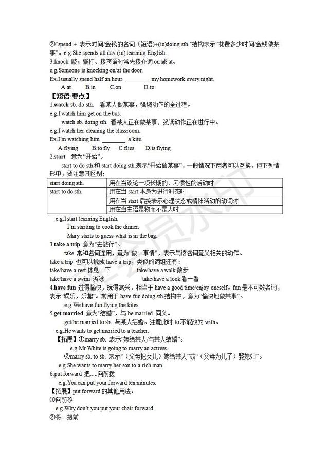 七年级上册英语全解知识汇总