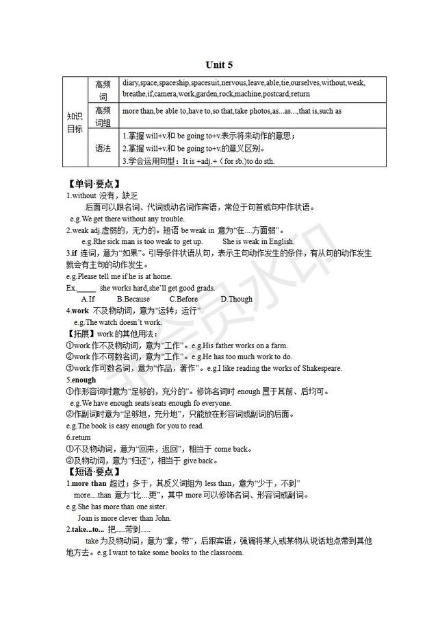 七年级上册英语全解知识汇总