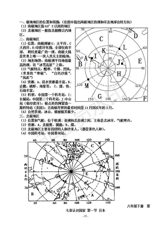 中考地理复习提纲