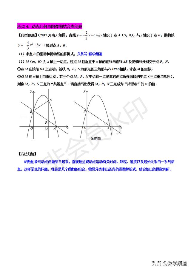 初中数学15个专题-（十五）图像信息类问题