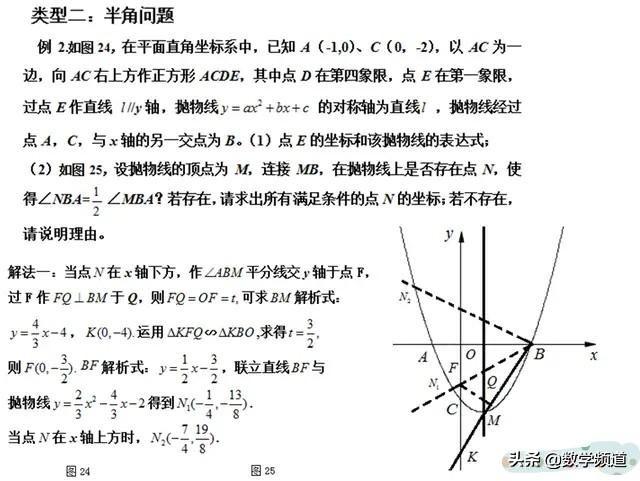 初中数学九年级：圆、二次函数重难点题型解析与点拨