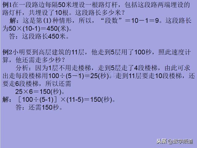 小学三年级奥数-30讲-第九讲-植树问题