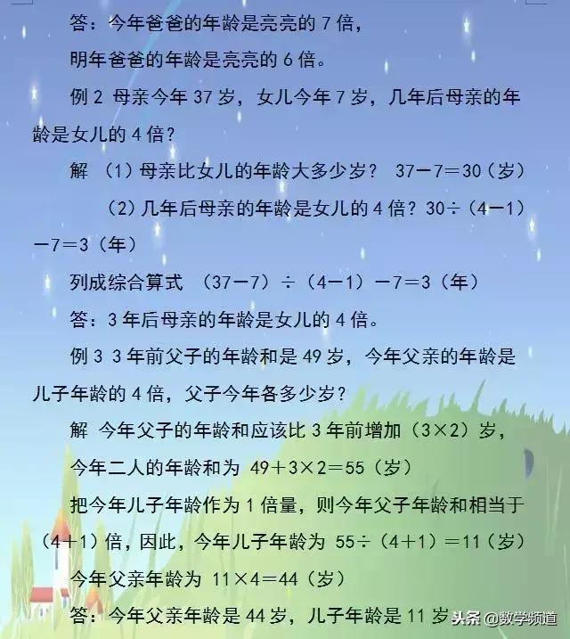 小学数学-12种实际应用题模型汇总