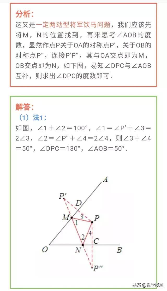 初中数学-必考类型-将军饮马