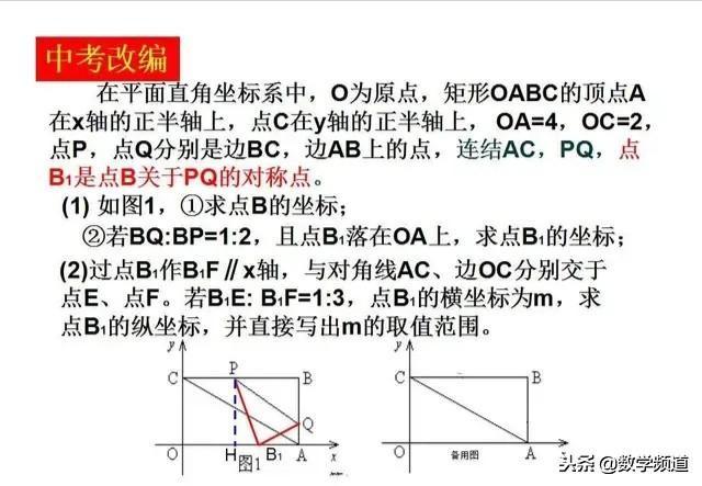 矩形中的翻折问题-专项讨论