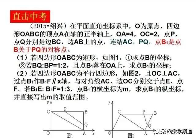 矩形中的翻折问题-专项讨论