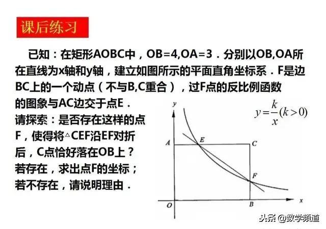 矩形中的翻折问题-专项讨论