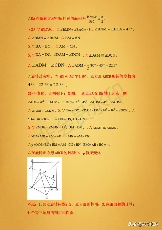 精品-初中数学-旋转正方形-专题讲解