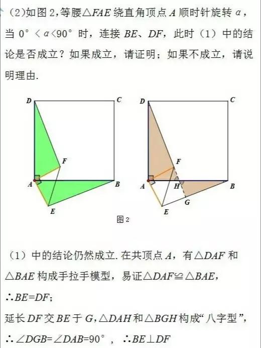 初中数学三角形“手拉手”几何模型-彻底学透