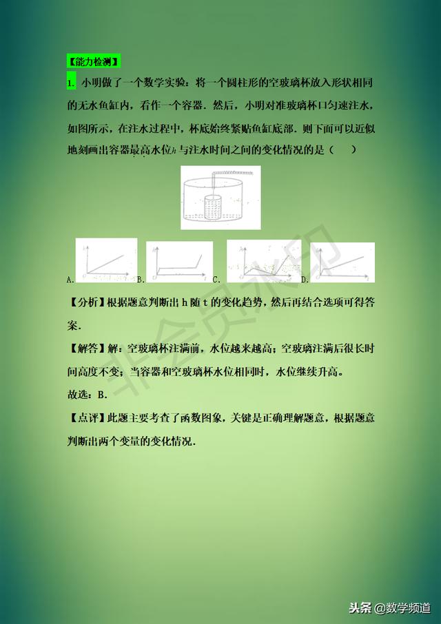 精华-初中数学八大题型点拨-（一）数学思想方法问题