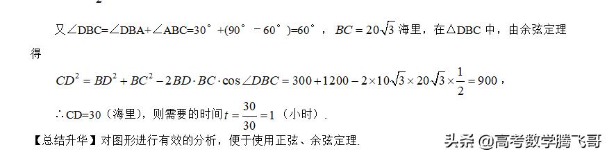 高考精讲知识点（23）：正弦、余弦定理及解三角形