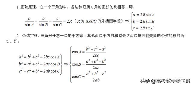 高考精讲知识点（23）：正弦、余弦定理及解三角形