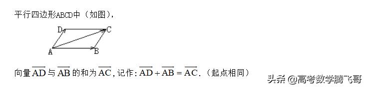 高考知识点精讲（21）平面向量的概念、线性运算及坐标运算