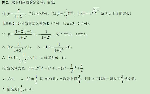 高考数学精讲知识点（7）：指数与指数函数