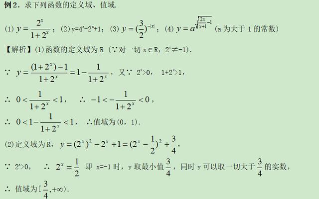 高考数学精讲知识点（7）：指数与指数函数