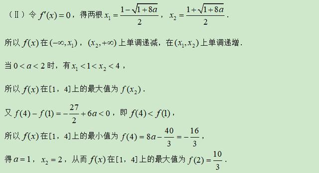 高考数学精讲知识点（12）：函数的极值和最值（提高）